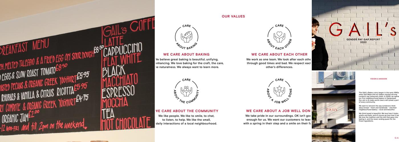 GAIL's Bakery St Johns Wood Menu