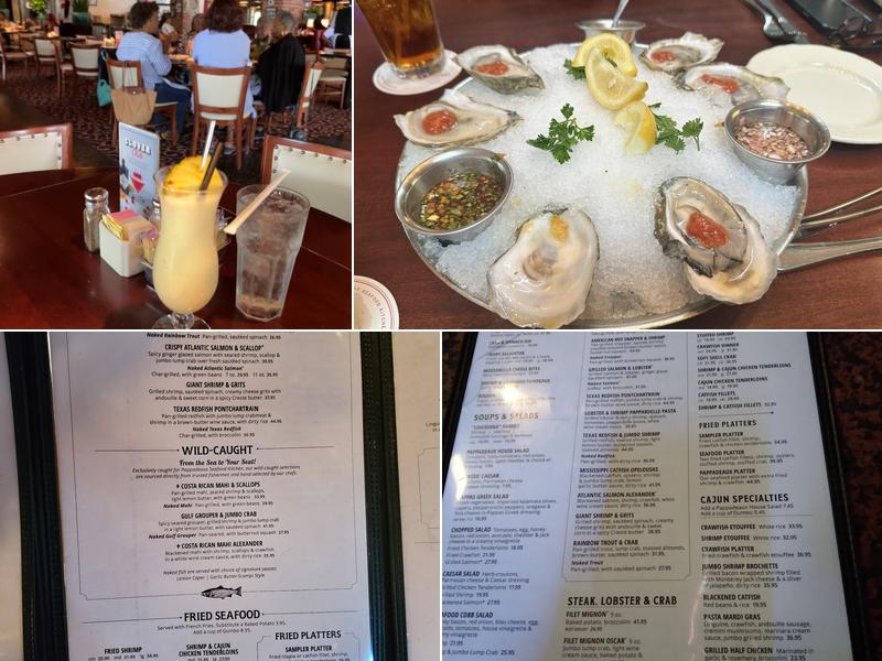 Pappadeaux Seafood Kitchen Menu