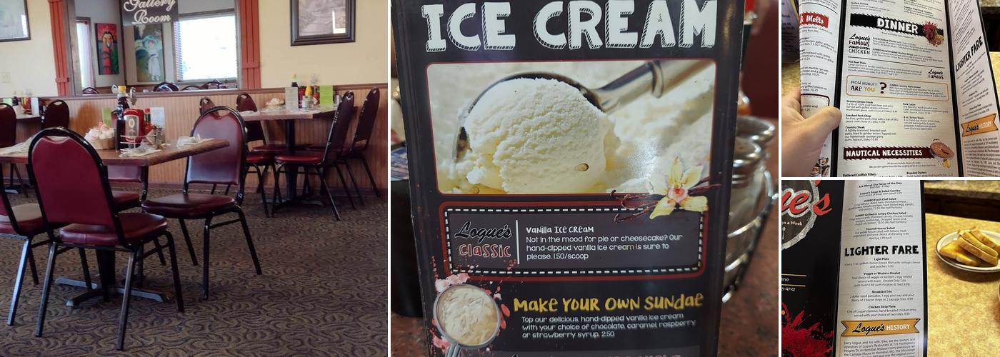 Logue's Restaurant Menu