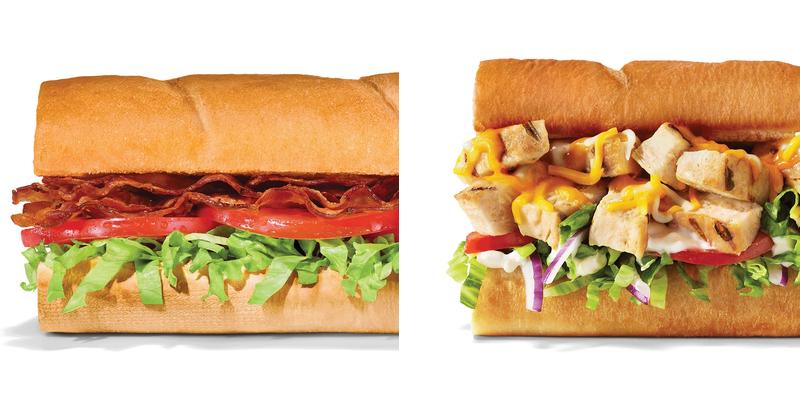 Subway Menu