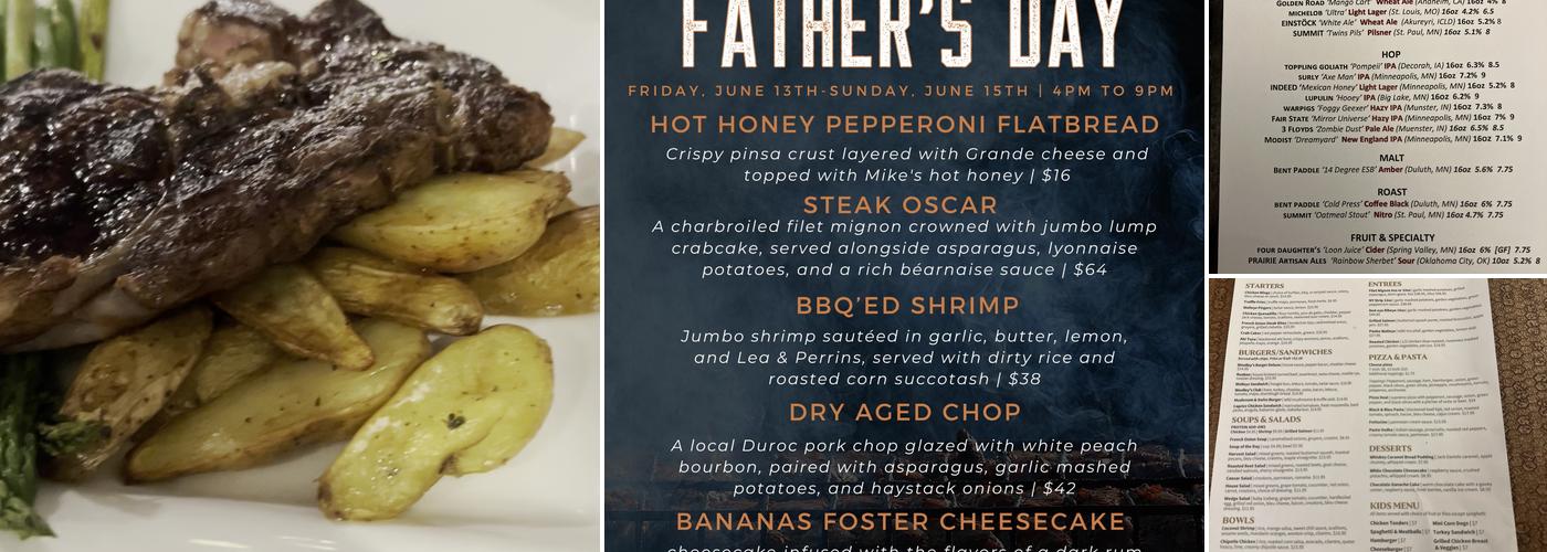 Woolley's Kitchen & Bar Menu