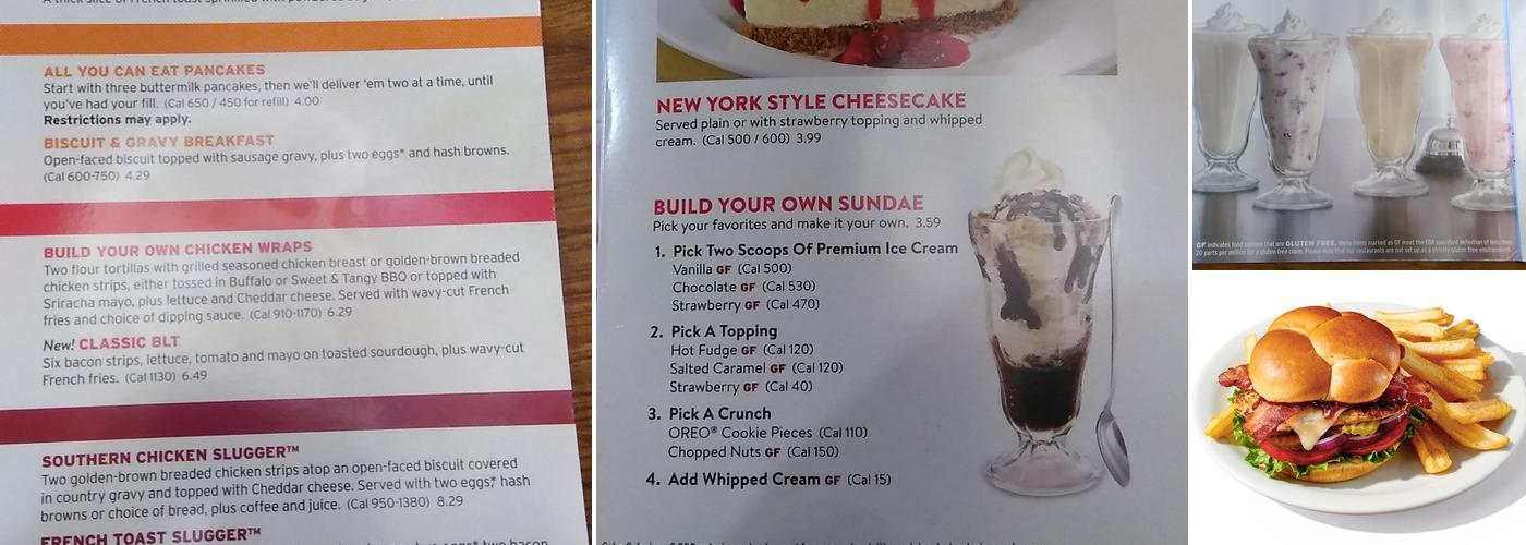 Denny's Menu