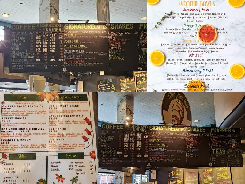 Little Green Hive Menu