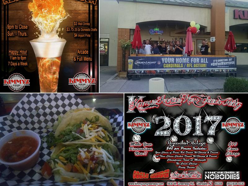 Kimmyz On Greenway Rock & Roll Bar & Grill 5930 W Greenway Rd, Glendale