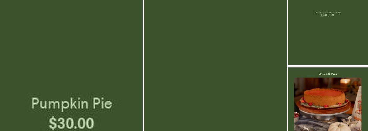 Red Rooster Coffee Menu