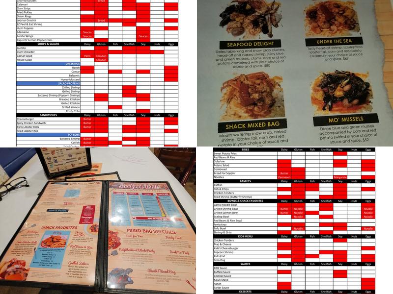 Angry Crab Shack Menu