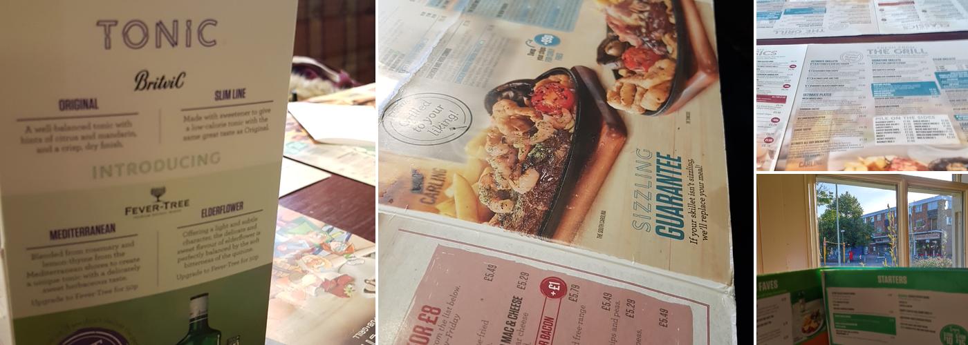 The Wagon And Horses Menu