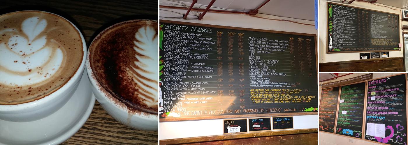 Macy's European Coffeehouse & Bakery Menu