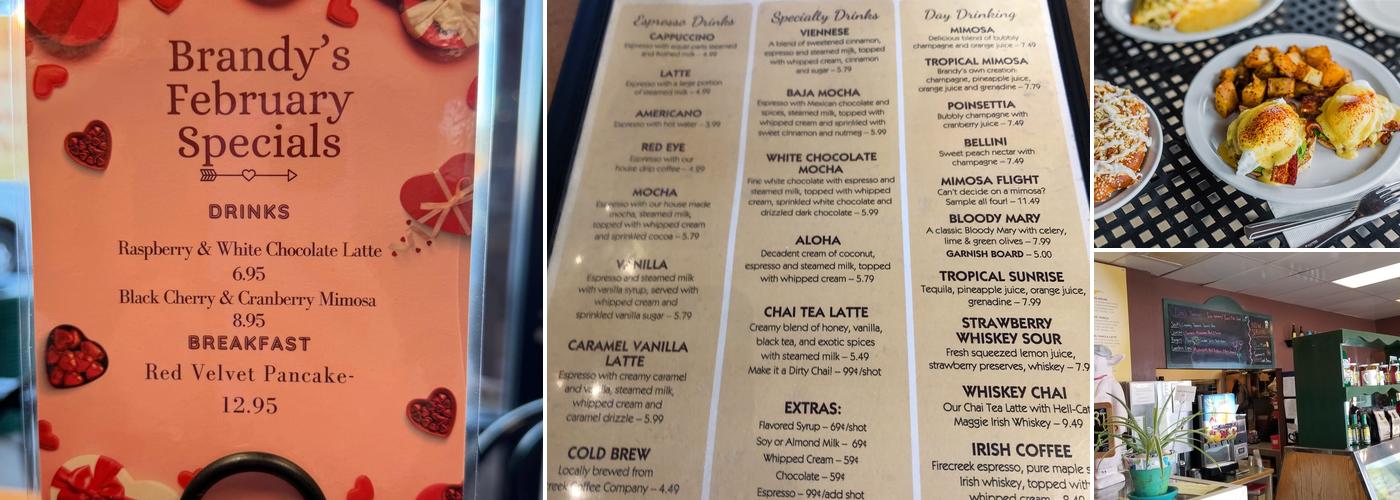 Brandy's Restaurant & Bakery Menu