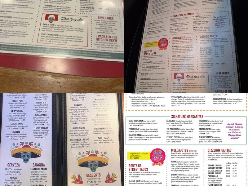 Salsa Brava Menu