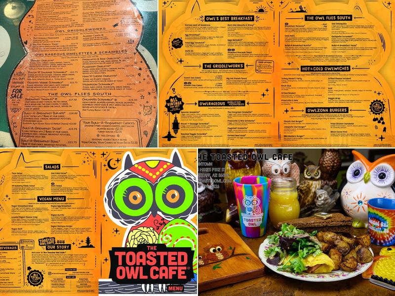 The Toasted Owl Cafe Menu