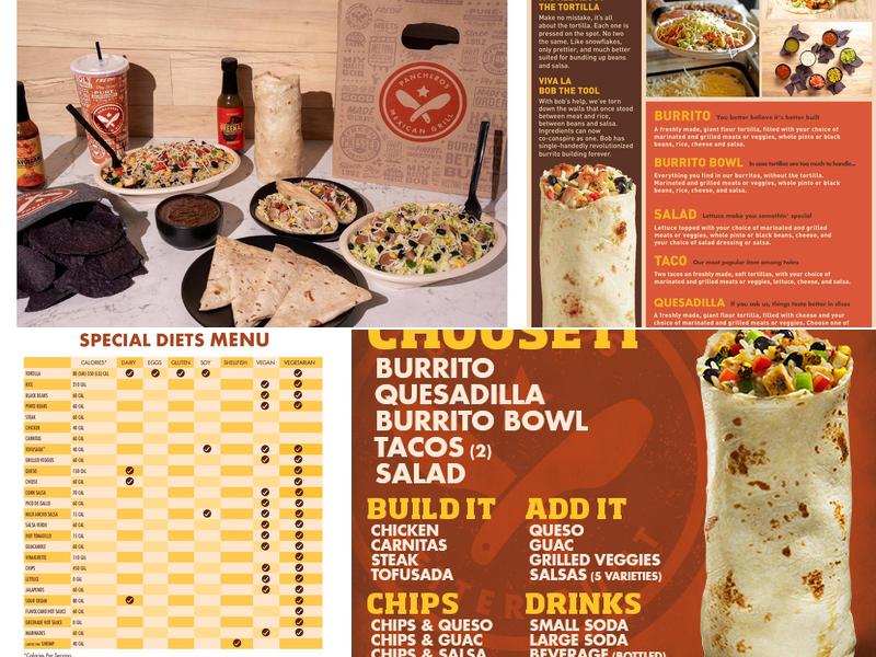 Pancheros Mexican Grill - Jefferson City Menu