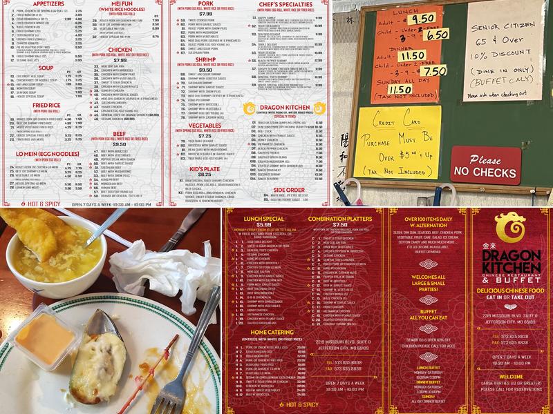 Dragon Kitchen Menu