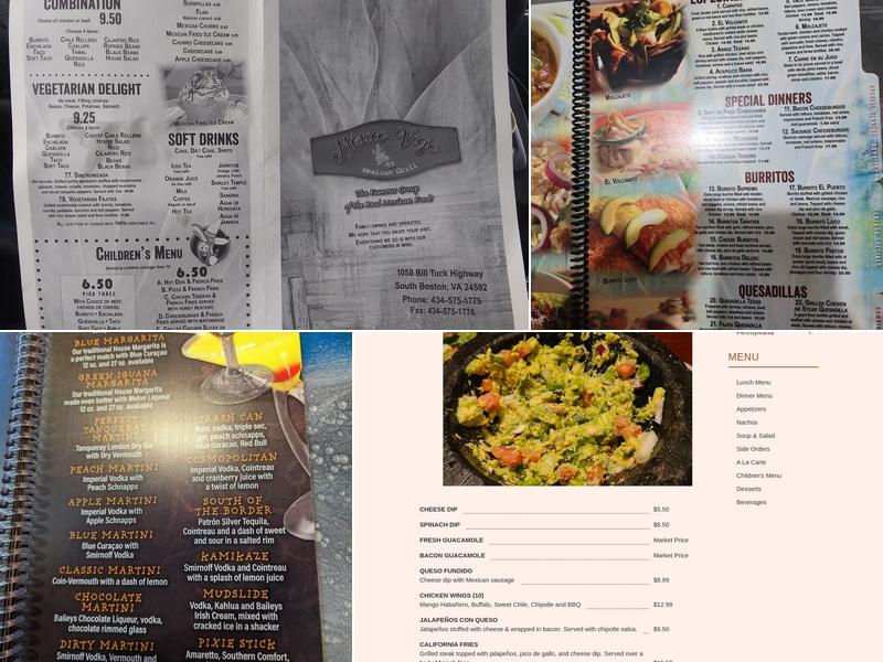 Mexico Viejo Mexican Grill Menu