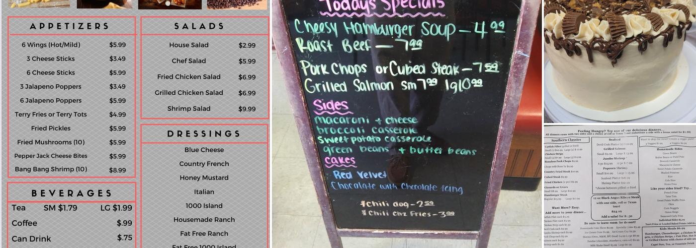 The Diner Menu