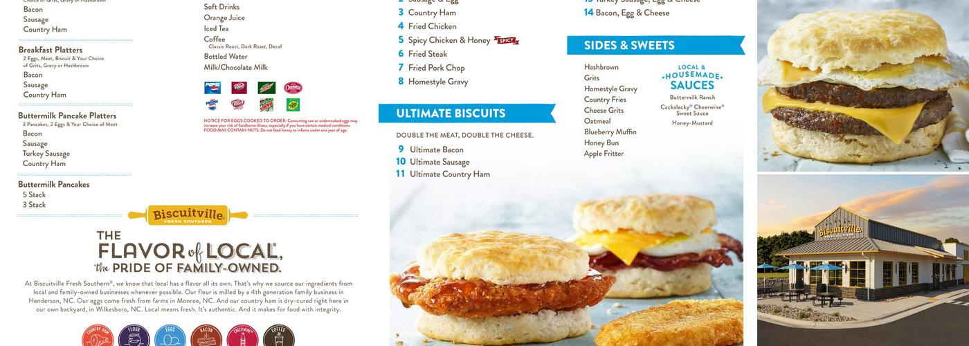 Biscuitville Menu