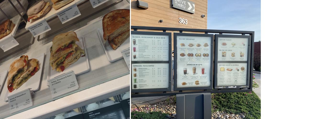 Starbucks Coffee Company Menu