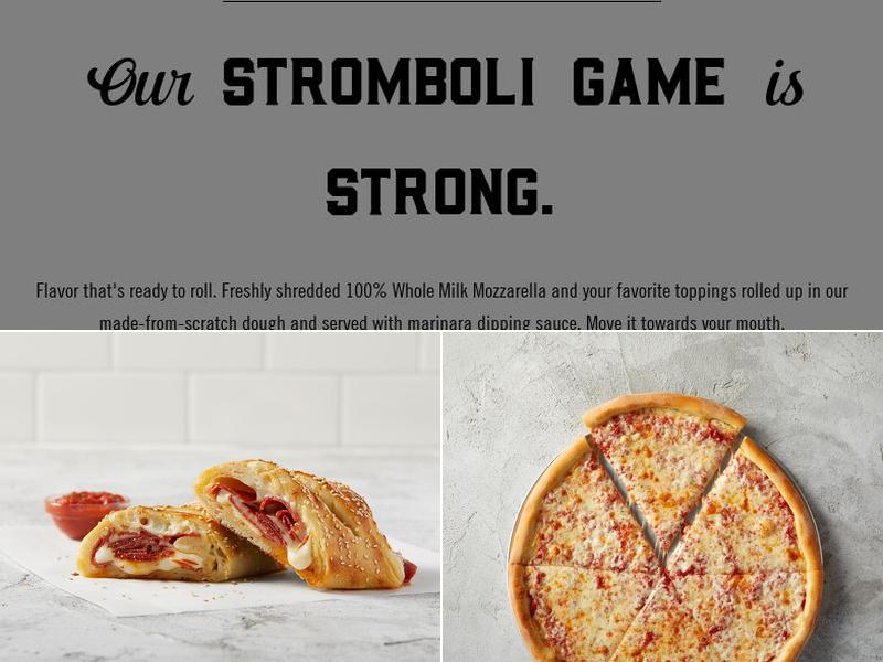 Sbarro Menu