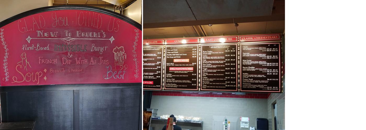 Bruchi's Menu