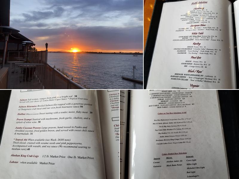 Cedars at Pier One Menu