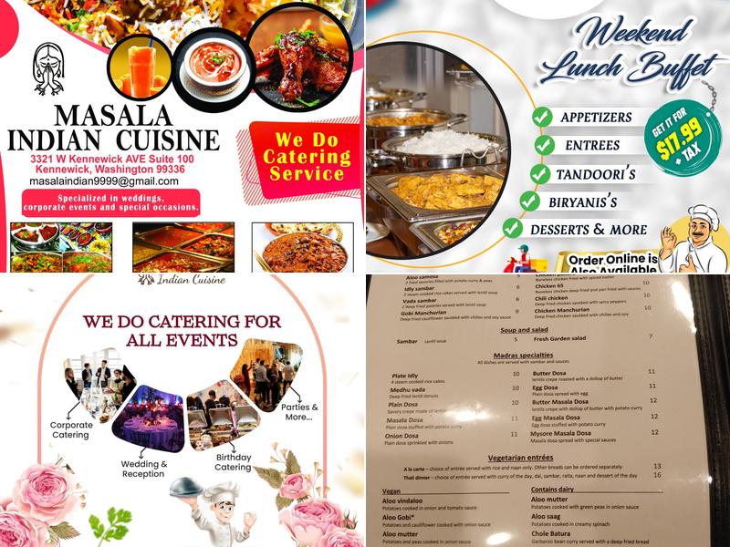 Masala Indian Cuisine Menu