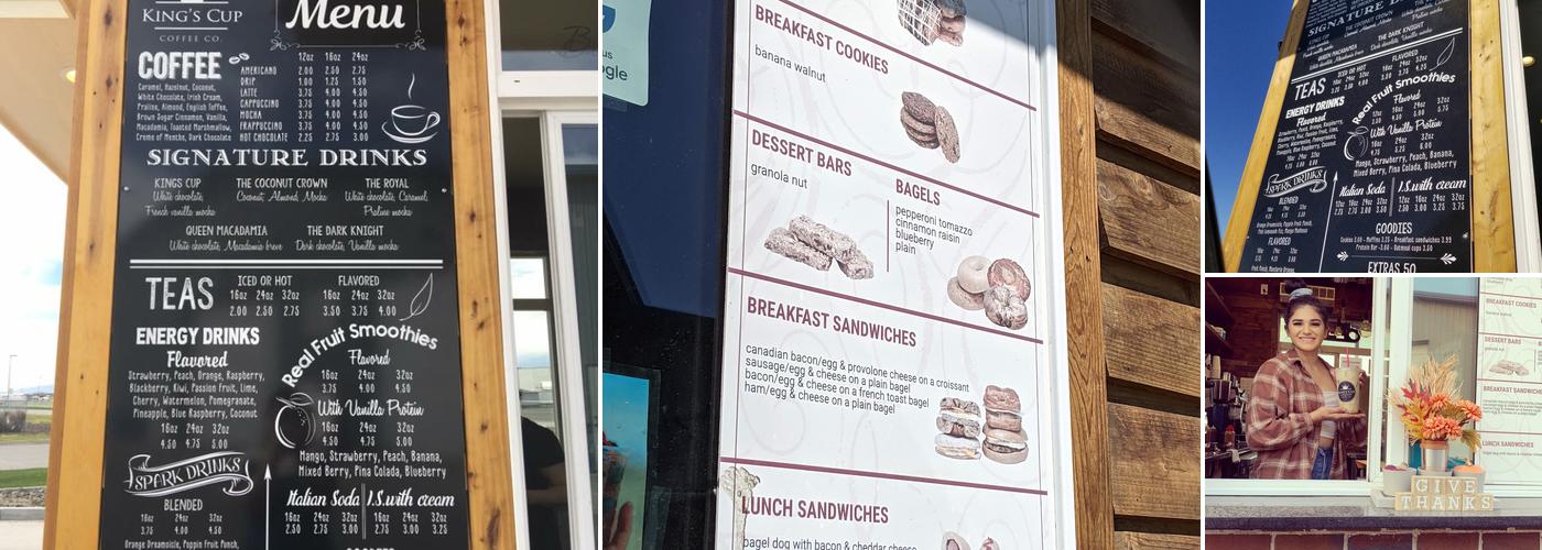 King's Cup Coffee Menu