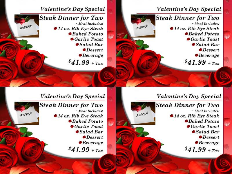 C & E's Restaurant Menu