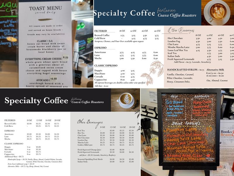 Ethos Bakery Menu
