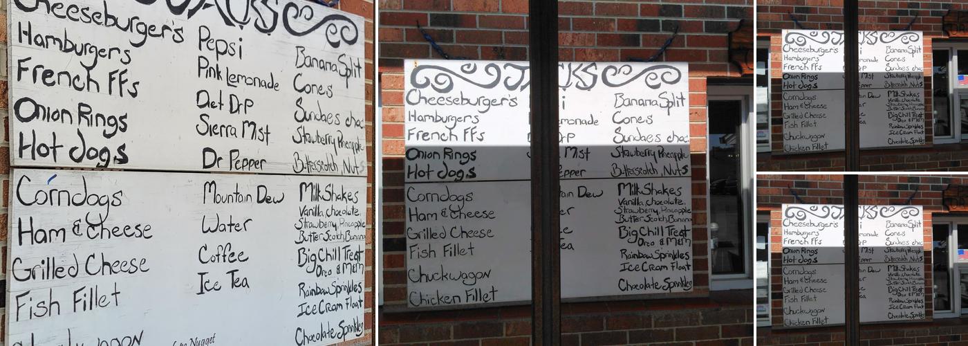 Jack's Quick Snack Menu