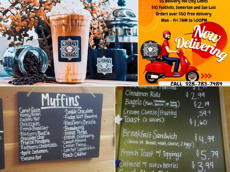 Mostly Muffins Menu