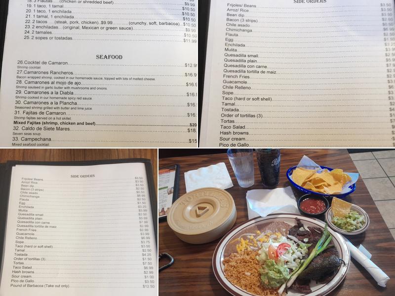 El Charrito Menu