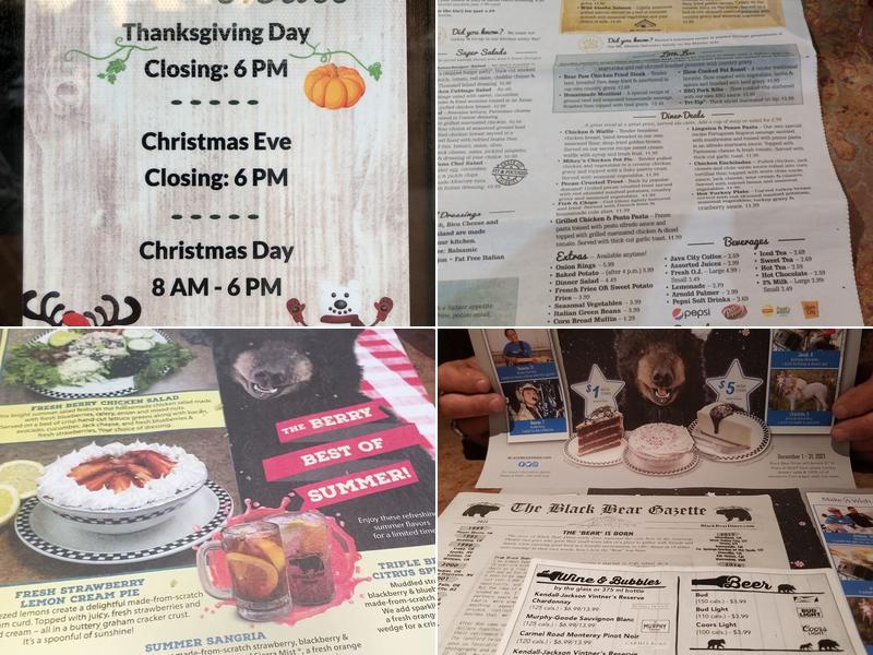 Black Bear Diner Yuma Menu