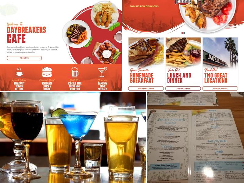 DayBreakers cafe Menu