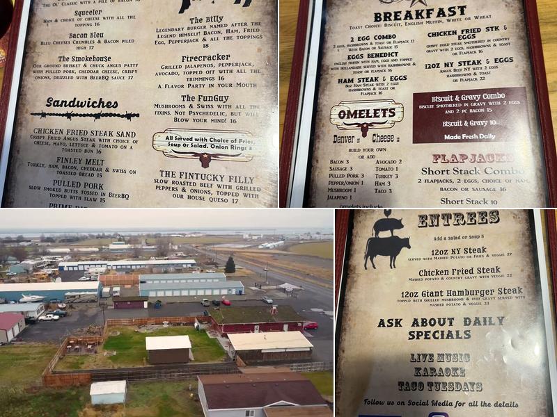 Longbranch Saloon Menu