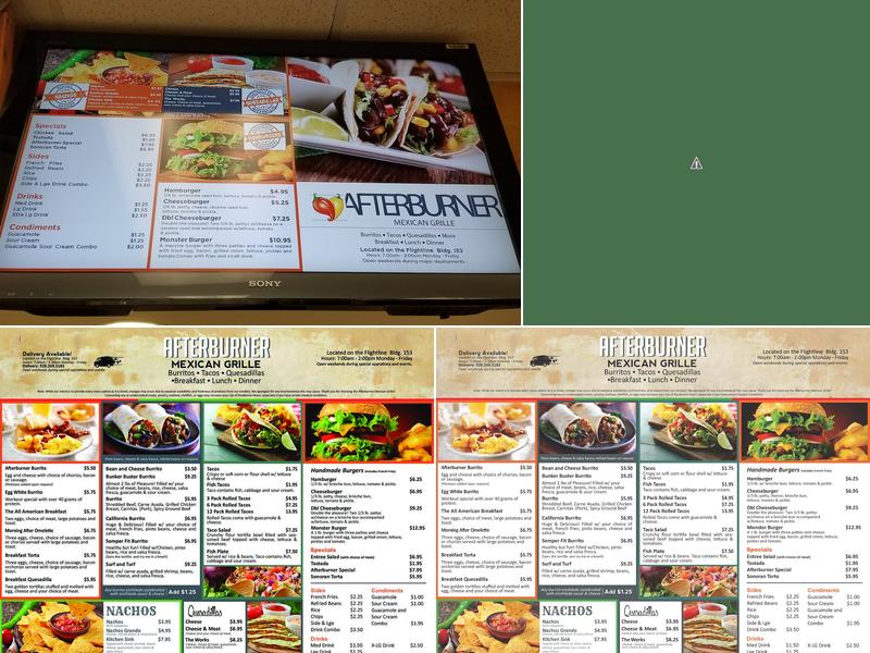 Afterburner Menu