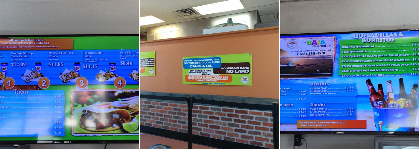 Las Palapas Taco Grill (Foothills) Menu