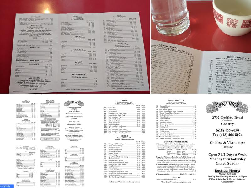China Wok Menu
