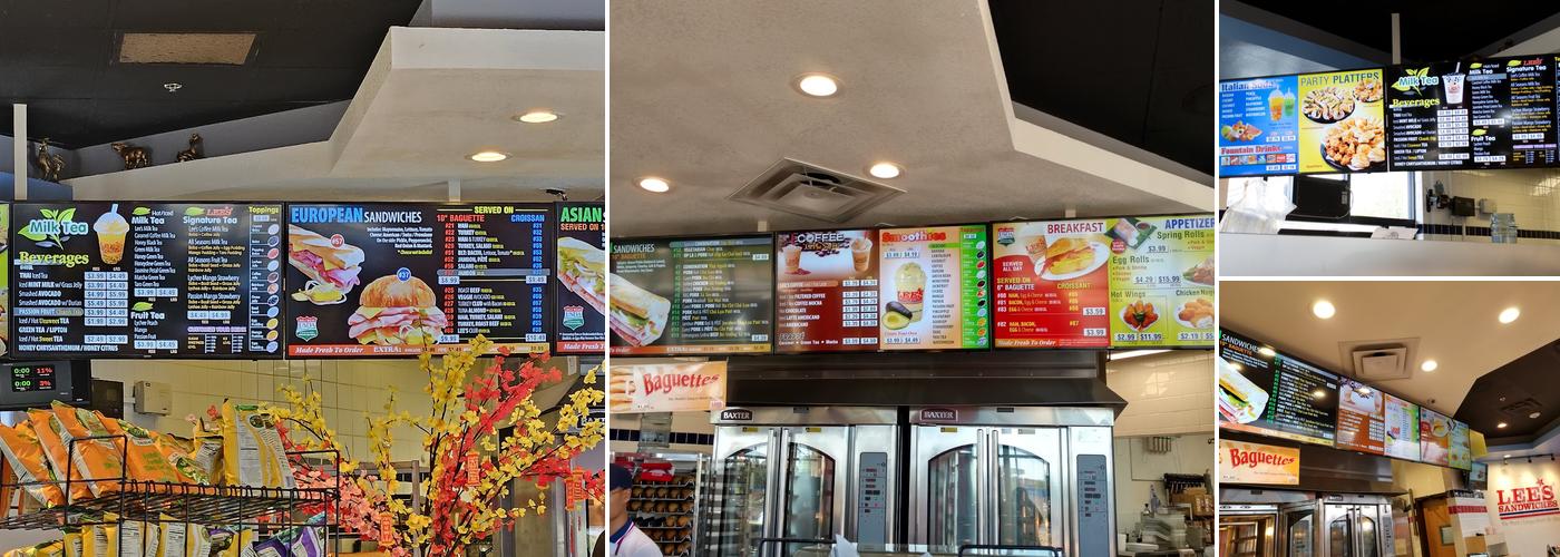 Lee's Sandwiches Menu