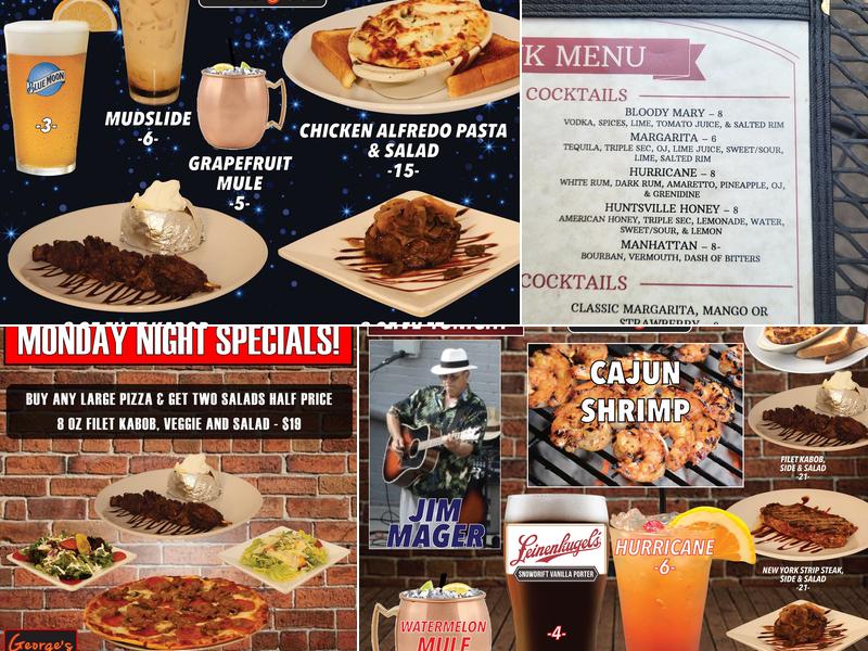 George's Pub & Grill Menu