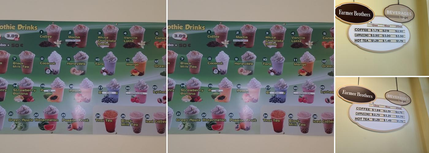 Star Donuts Menu