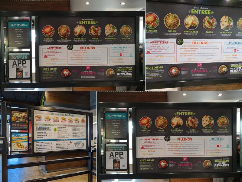 Cafe Rio Fresh Modern Mexican Menu