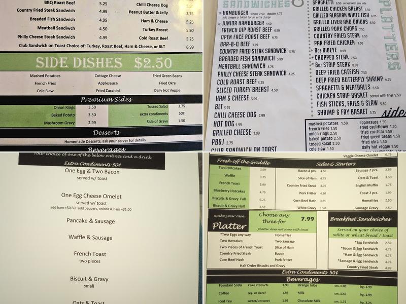 Christines Cafe Menu