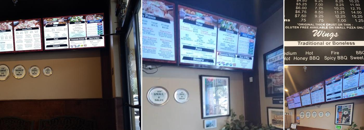 Barro's Pizza Menu