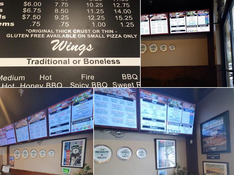 Barro's Pizza Menu