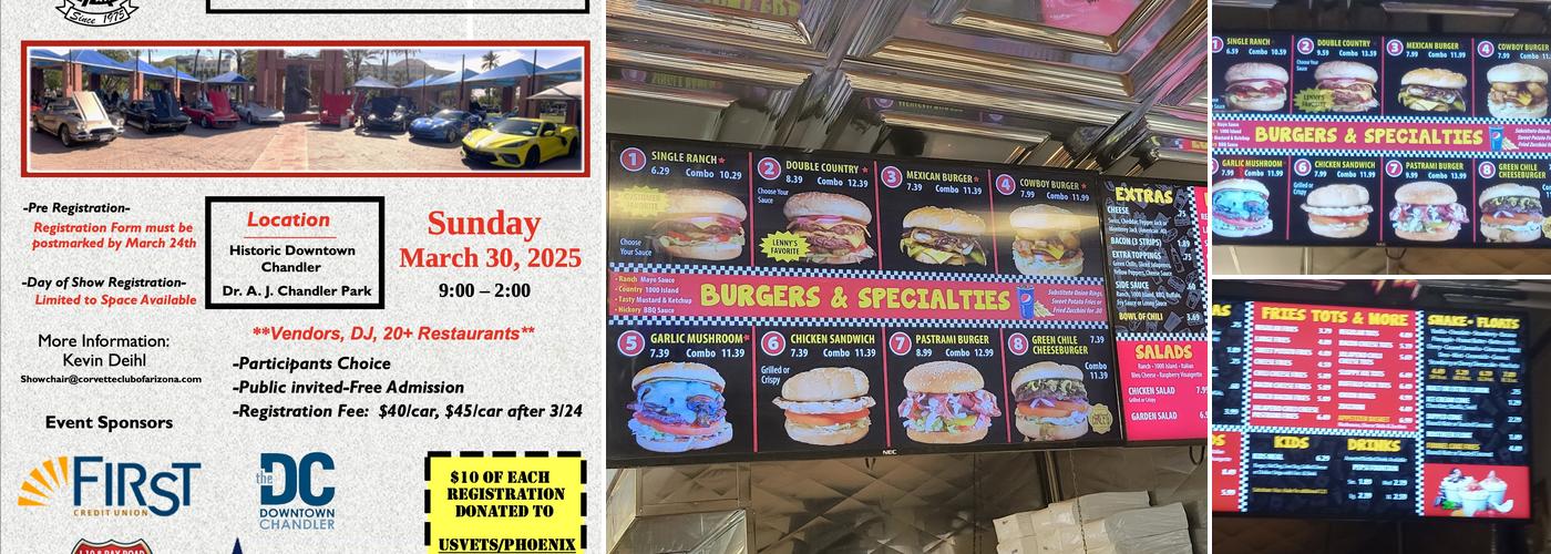 Lennys Burger Menu