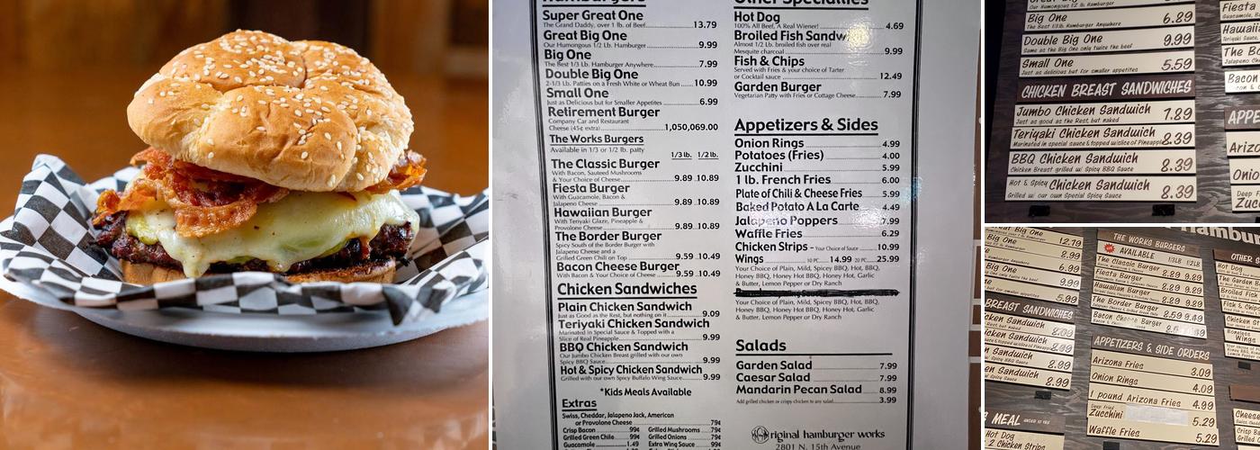 Original Hamburger Works Menu