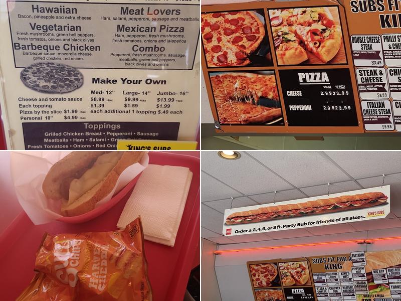 Kings Subs Menu