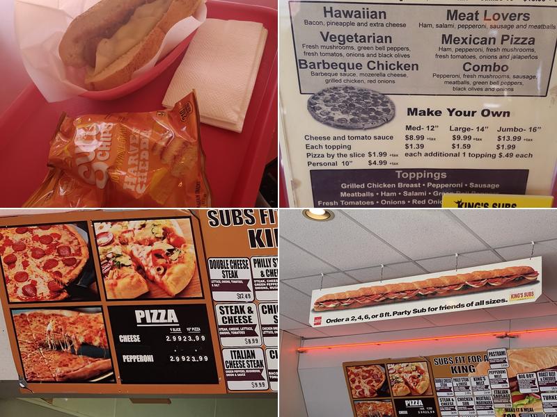Kings Subs Menu