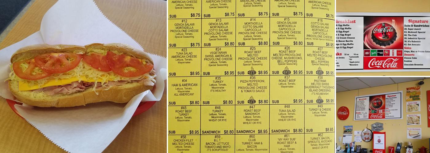 WHAT-A-SUB Menu