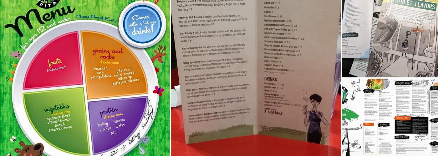 Pita Jungle Menu